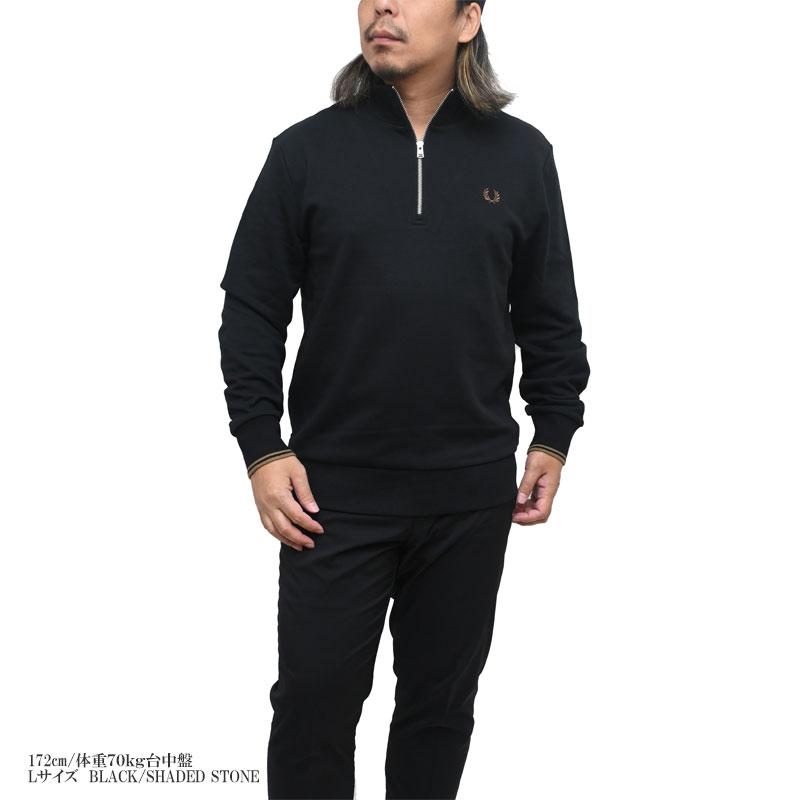フレッドペリー メンズ ハーフジップスウェット フレッドペリー FRED PERRY メンズ ハーフジップ スウェット