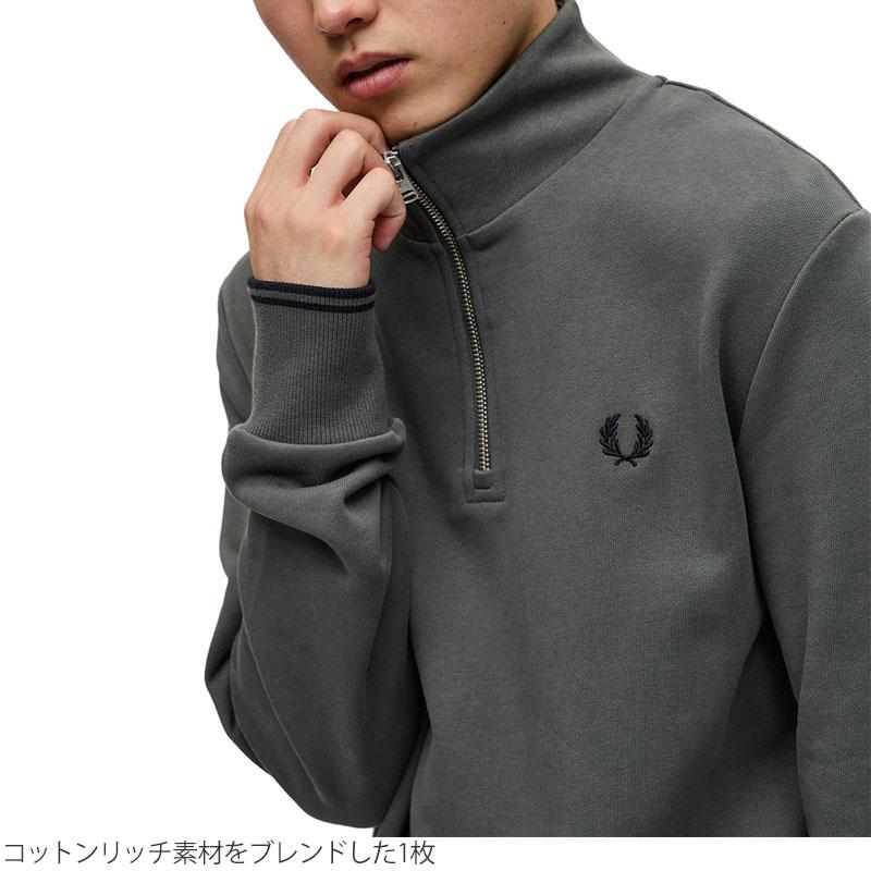 FRED PERRY フレッドペリー FREDPERRY トレーナー メンズ ハーフ FRED PERRY フレッドペリー FREDPERRY トレーナー メンズ ハーフ