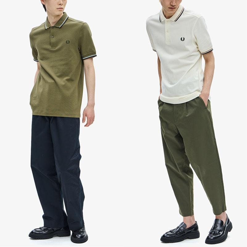FRED PERRY（フレッドペリー） ポロシャツ 半袖 メンズ M3600 ツイン