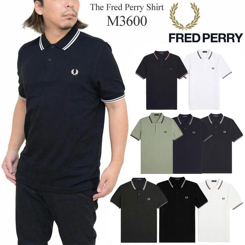 FRED PERRY（フレッドペリー） ポロシャツ 半袖 メンズ M3600 ツイン