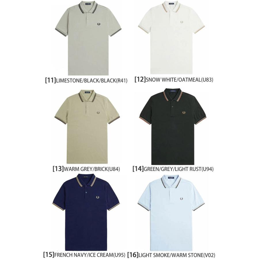 FRED PERRY（フレッドペリー） ポロシャツ 半袖 メンズ M3600 ツイン