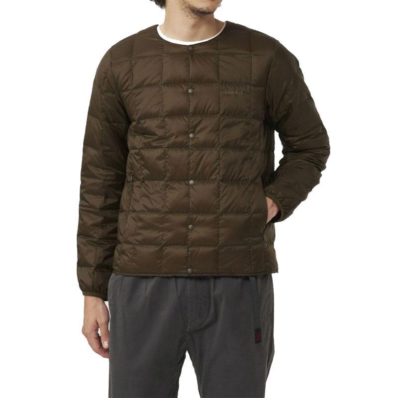 グラミチ GRAMICCI タイオン TAION コラボ商品 メンズ インナーダウンジャケット INNER DOWN JACKET G3FU-J101-TG｜ripe｜12