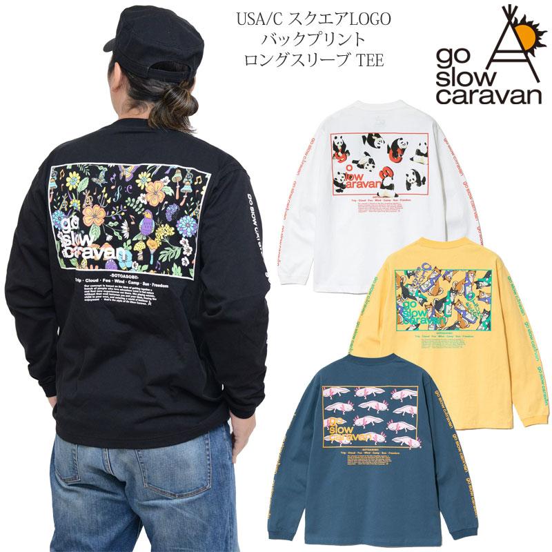 ゴースローキャラバン go slow caravan Tシャツ 長袖 ロンT メンズ USA 