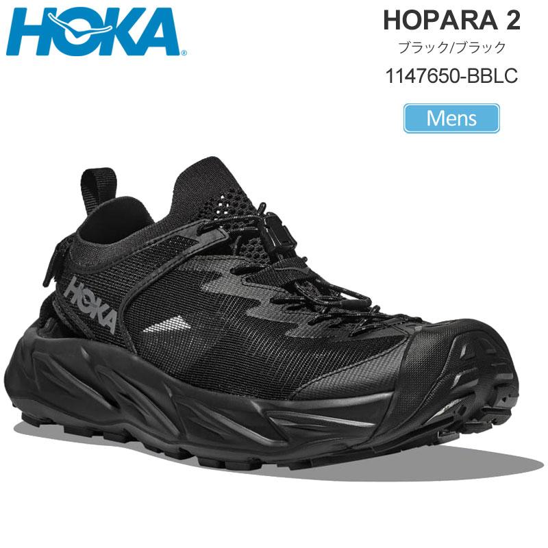 ホカ HOKA サンダル メンズ ホパラ2 HOPARA2 ブラック 1147650 BBLC