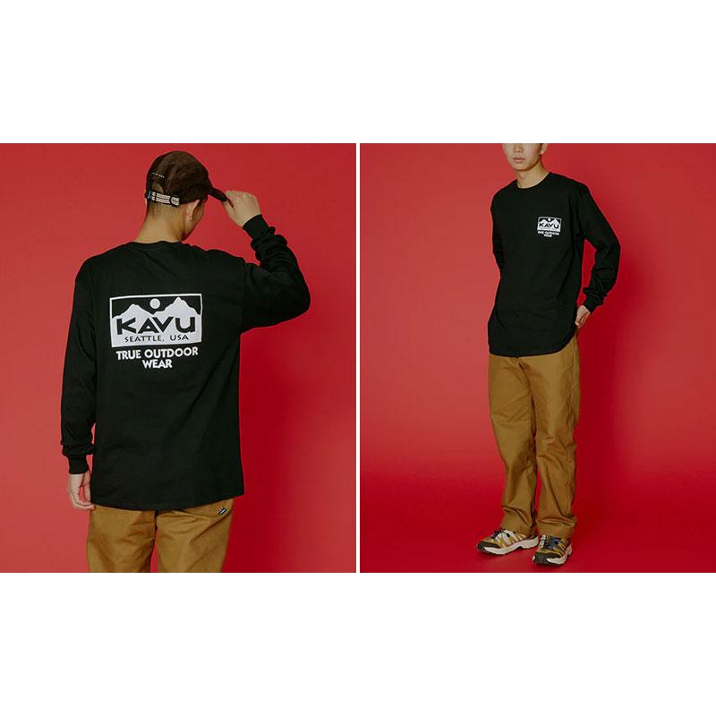 KAVU（カブー） KAVU Tシャツ 長袖 メンズ ロングスリーブ トゥルー 