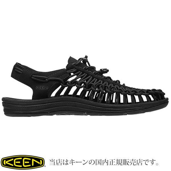KEEN UNEEK 1014099 ブラック 24.5サンダル 美品 編み込み KEEN（キーン） サンダル レディース ウィメンズ ユニークモノクローム