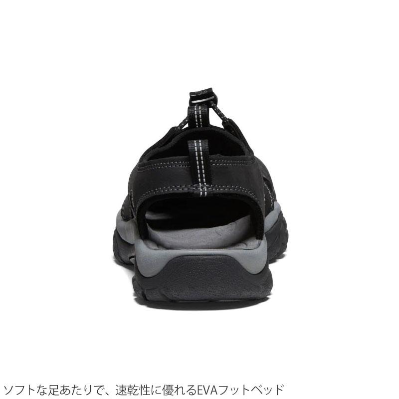 キーン KEEN サンダル メンズ ニューポート NEWPORT レザー ブラック
