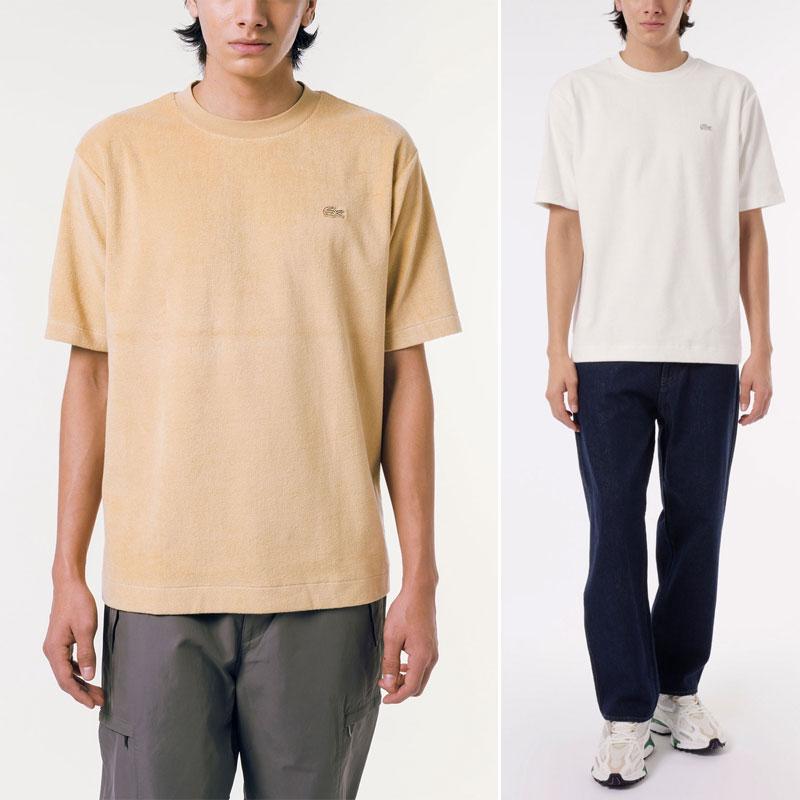 ラコステ LACOSTE Tシャツ 半袖 メンズ ハイゲージパイル地Tシャツ