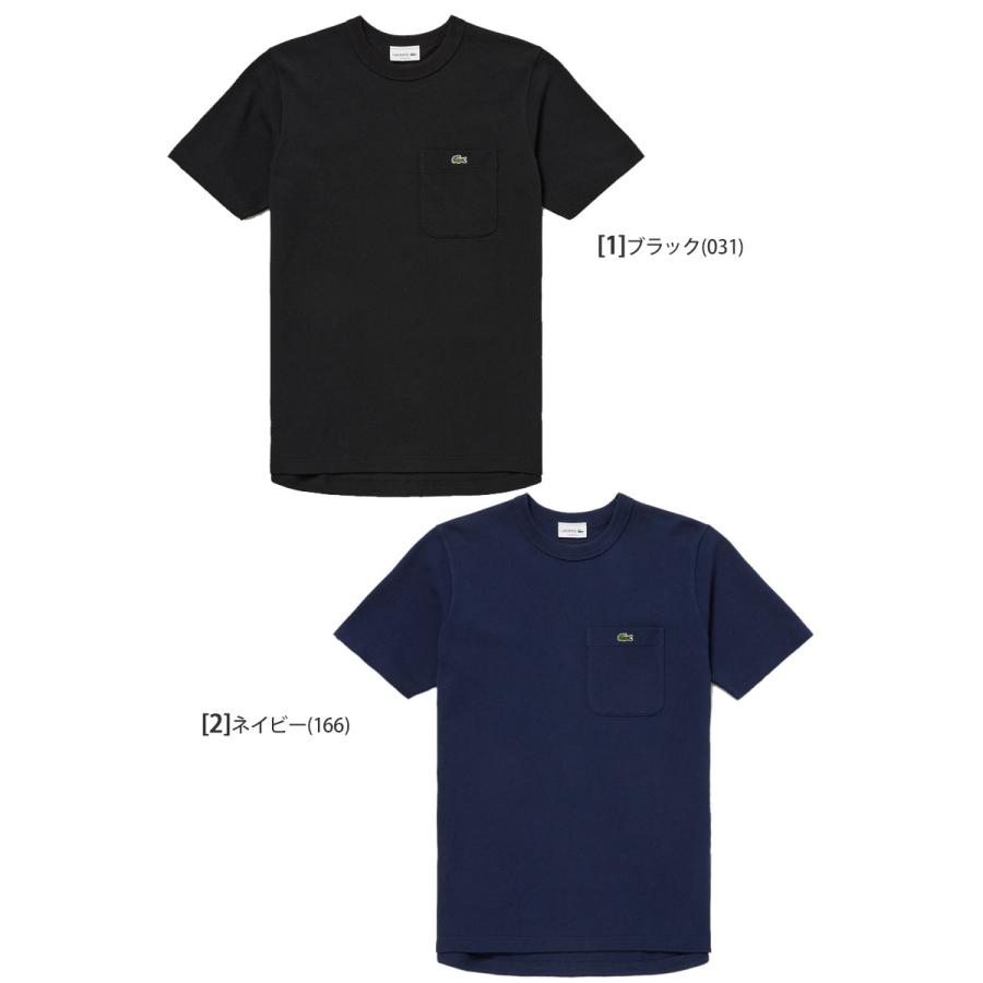 ラコステ LACOSTE Tシャツ 半袖 メンズ 鹿の子ポケットTシャツ