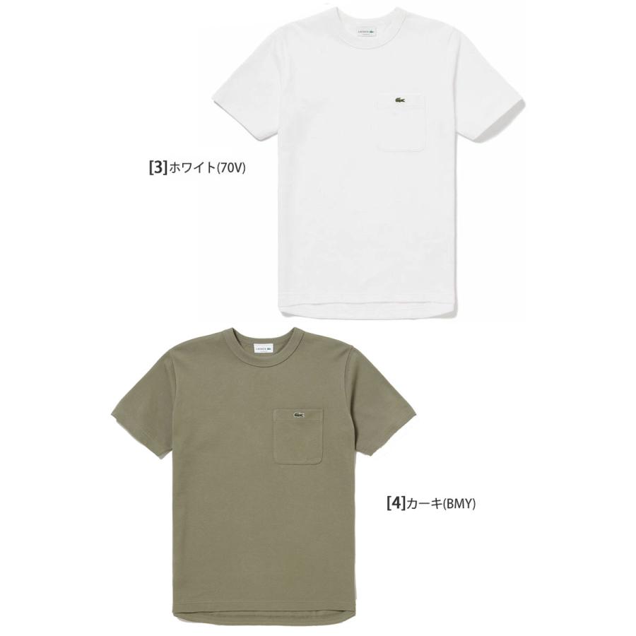 ラコステ LACOSTE Tシャツ 半袖 メンズ 鹿の子ポケットTシャツ