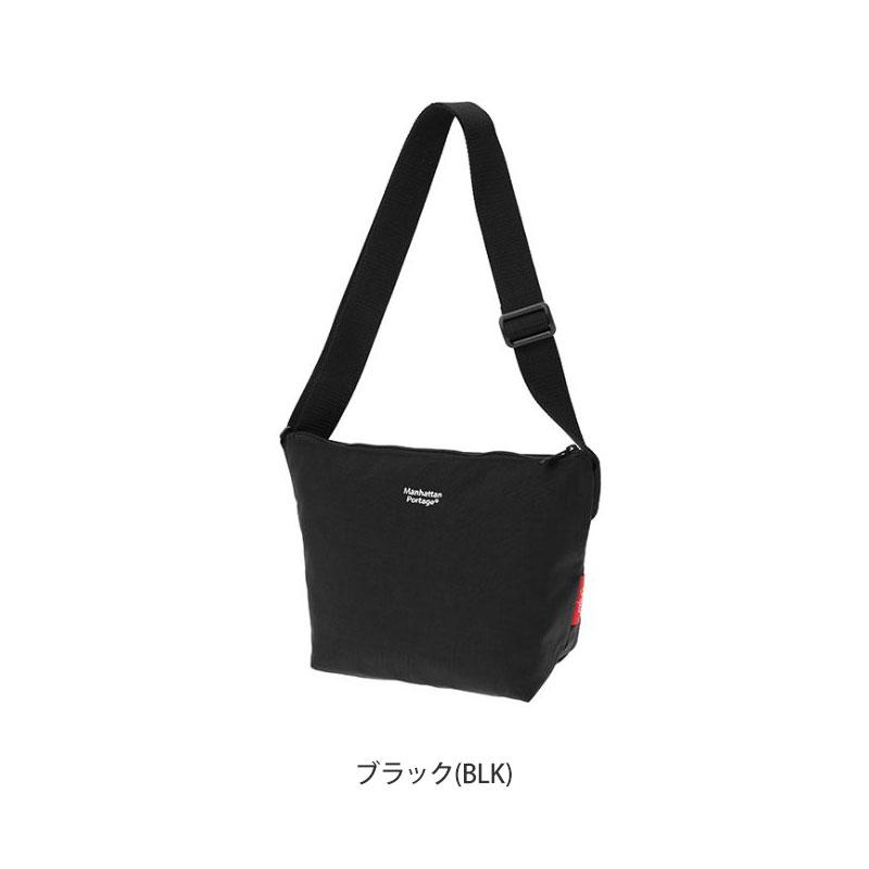 マンハッタンポーテージ Manhattan Portage コブルヒルナイロンメッセンジャーバッグS ノーフラップ ブラック MP1605JRNF_1