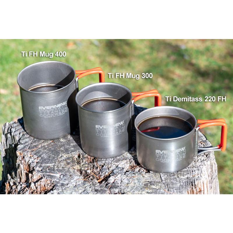 EVERNEW（エバニュー） キャンプ用品 チタン マグカップ Ti FH Mug 300