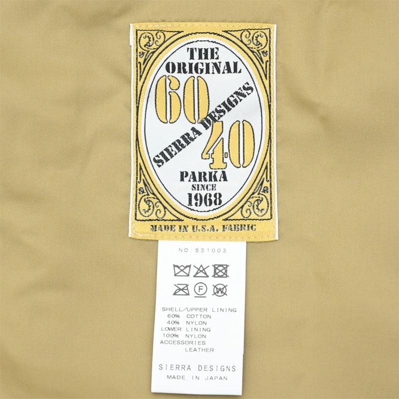 シェラデザイン SIERRA DESIGNS ジャケット コート メンズ 60th アニバーサリーマウンテンパーカー 60th ANNIVERSARY MOUNTAIN PARKA 531003の画像