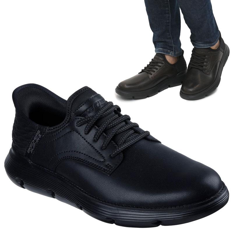 ぬす SKECHERS（スケッチャーズ） メンズ スニーカー ビジネス スリップ