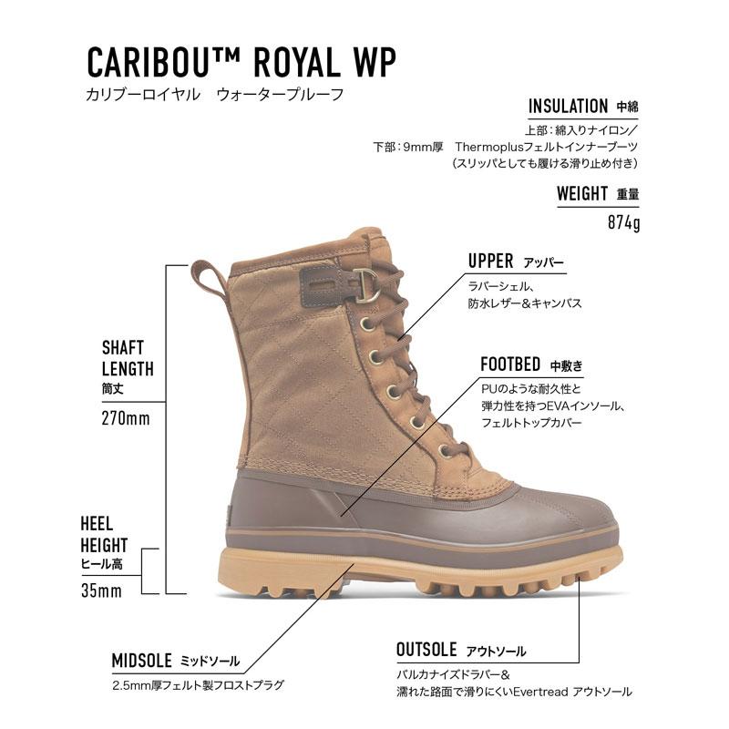 SOREL ソレル スノーブーツ メンズ カリブーロイヤル ウォーター SOREL ソレル スノーブーツ メンズ カリブーロイヤル ウォーター