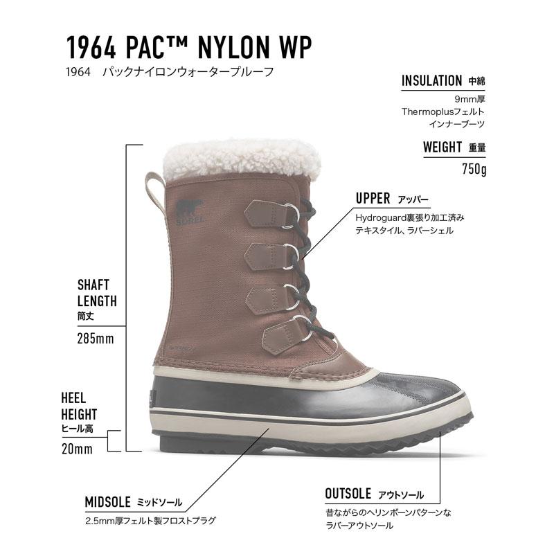 SOREL ソレル スノーブーツ メンズ 1964パックナイロン SOREL ソレル スノーブーツ メンズ 1964パックナイロン