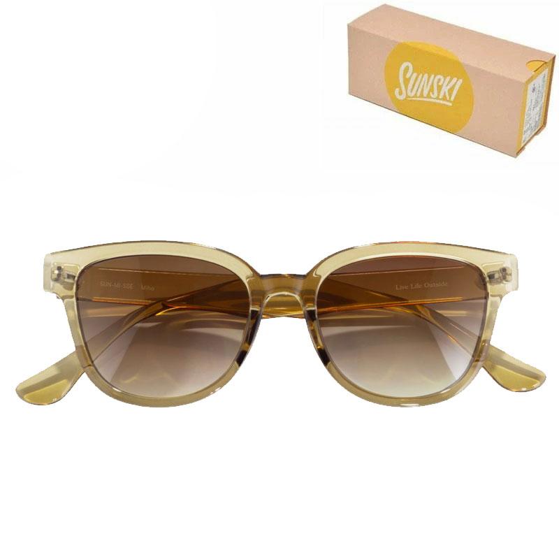 サンスキー SUNSKI サングラス 偏光 UVカット ウェリントン型 メンズ