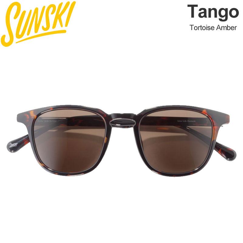 サンスキー SUNSKI サングラス 偏光レンズ UVカット ウェリントン型 メンズ レディース ユニセックス タンゴ Tango トータスアンバー SUNTABSL