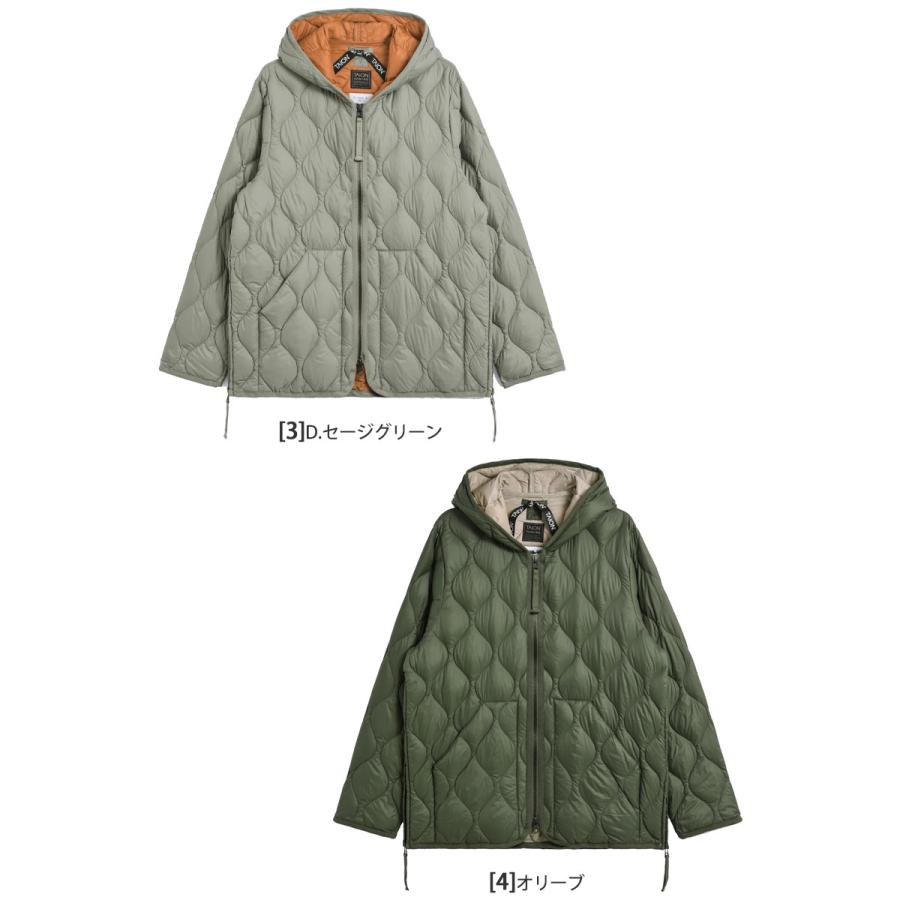 TAION（タイオン） ダウン メンズ レディース ミリタリー Wジップ 