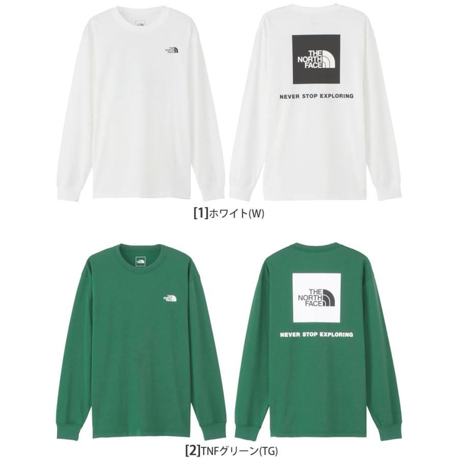 ノースフェイス THE NORTH FACE Tシャツ 長袖 メンズ ロングスリーブバックスクエアロゴティー L/S Back Square Logo Tee NT32442｜ripe｜02