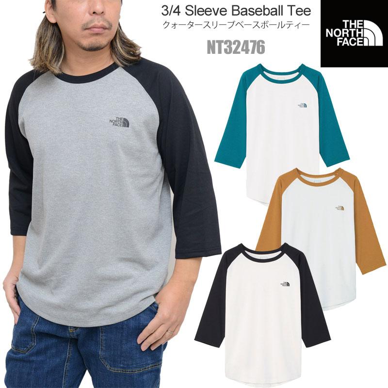 ノースフェイス THE NORTH FACE Tシャツ 七分袖 メンズ クォータースリーブベースボールティー 3/4 Sleeve Baseball Tee NT32476｜ripe｜11