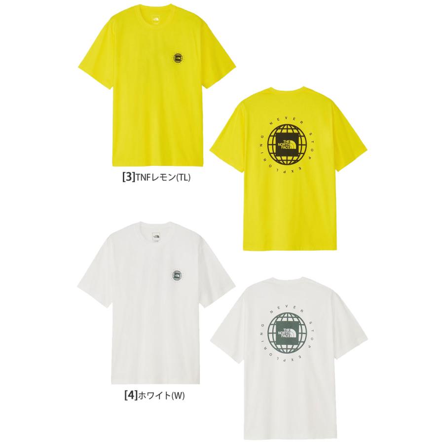 XXL Orion モックネック半袖Tシャツ ホワイト/イエロー THE NORTH FACE（ザ ノースフェイス） THE NORTH FACE Tシャツ 半袖