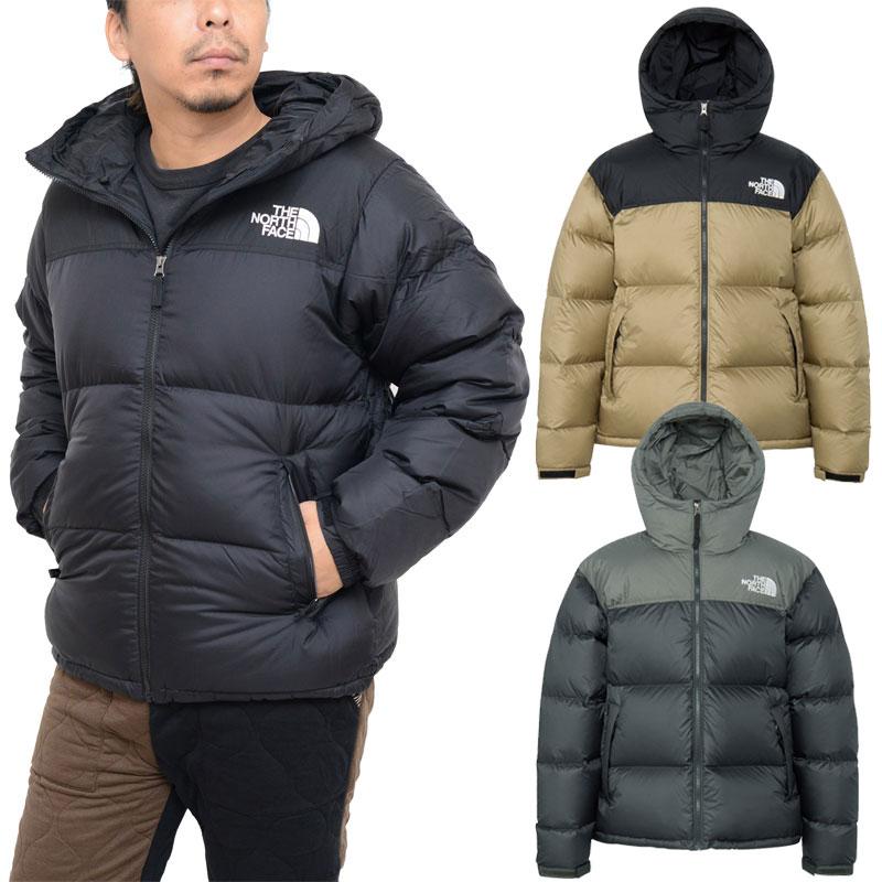 ザ・ノース・フェイス THE NORTH FACE ダウンジャケット メンズ Nuptse Hoodie ヌプシフーディー カーキ 配色 アウター ノースフェイス ND92559-CK 【国内正規品】 THE NORTH FACE（ザ ノースフェイス） ダウンパーカー メンズ ヌプシ