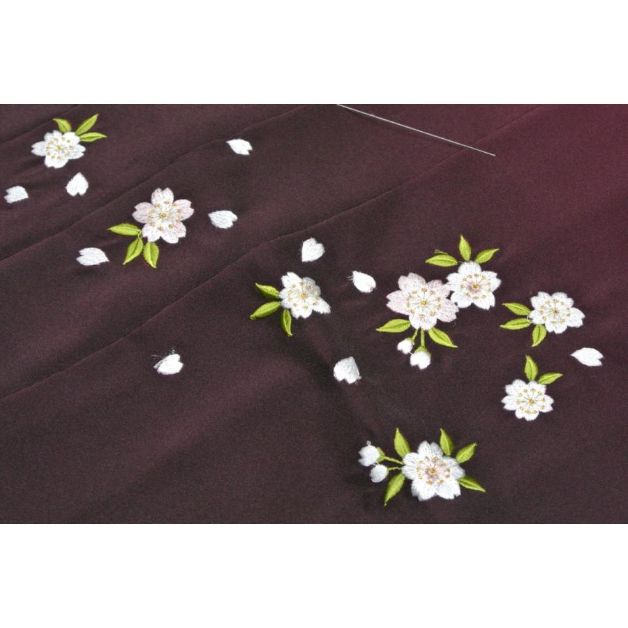 行灯型桜刺繍ぼかし袴Mワイン|riplennetshopping|02