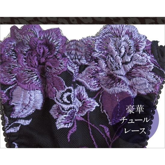 豪華花柄 レース Tバック メンズショーツ パープル : Ripley ヤフー店