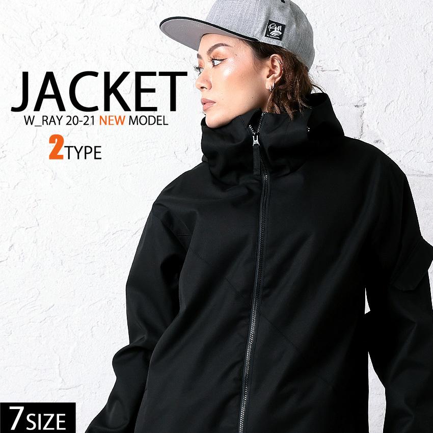 スノーボード ウェア レディース メンズ おしゃれ ジャケット 21 ダブルレイ W Ray スノボウェア スノボーウェア スノボ ウェア ブラック ジャケット J50 51 J50 51 リップルミドル 通販 Yahoo ショッピング