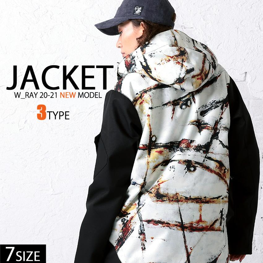 スノーボードウェア レディース メンズ おしゃれ ジャケット 21 ダブルレイ W Ray スノボウェア スノボーウェア スノボ ウェア 迷彩 切替ジャケット J61 62 J61 62 リップルミドル 通販 Yahoo ショッピング