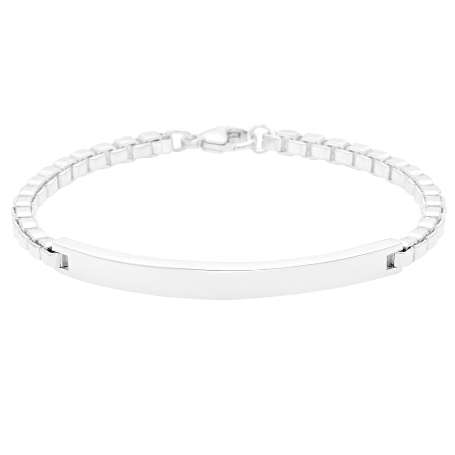 期間限定特価 Tiffany Co ティファニー ラッピング無料 誕生日 プレゼント ギフト アクセサリー メンズ 18 5cm ブレスレット Id ベネチアンリンク メンズアクセサリー