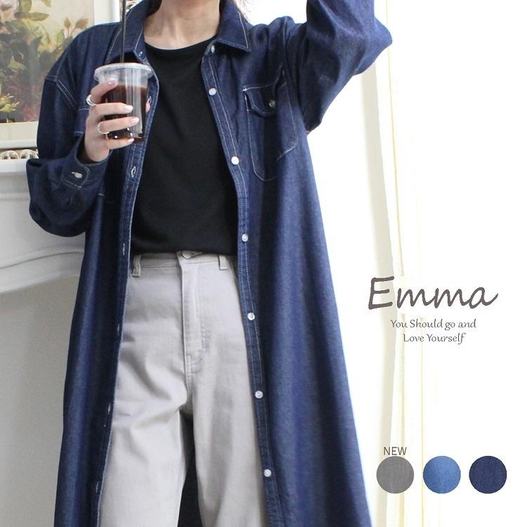 シャツワンピース シャツワンピ ロングシャツ シャツ ロングワンピース マキシワンピース デニム レディース 長袖 彼シャツ オーバーサイズ 大きいサイズ E 47 Rippleplus ヤフー店 通販 Yahoo ショッピング