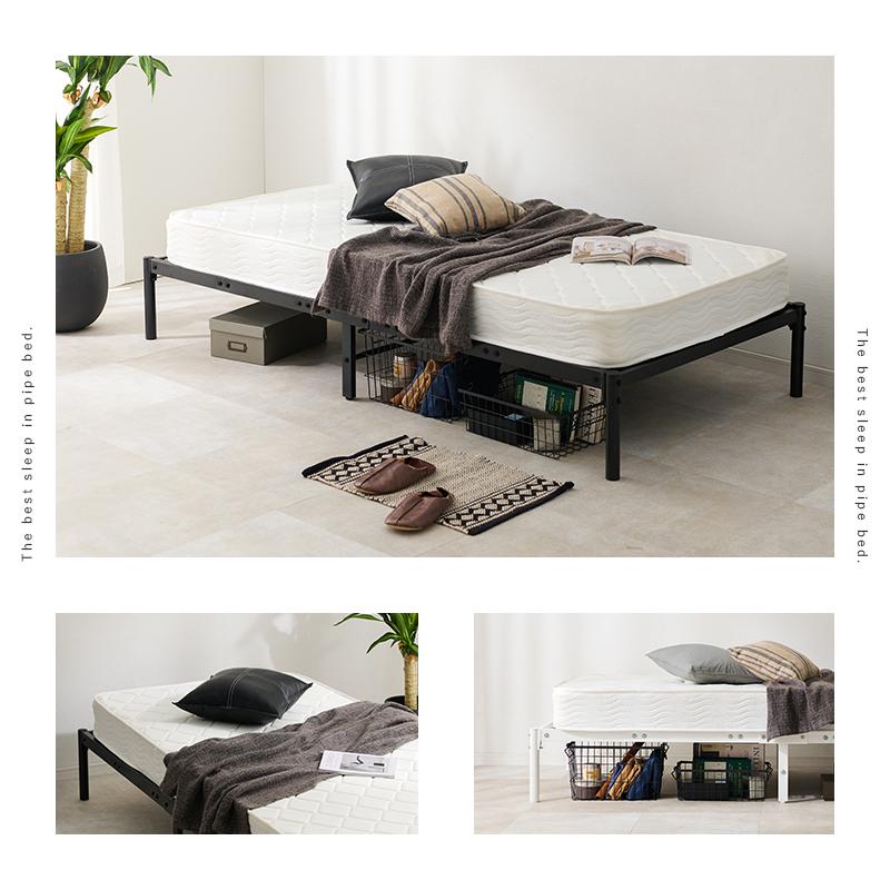 ベッド シングル シングルベッド フレーム すのこ すのこベッド 幅100 木製 北欧 寝具 頑丈 引っ越し 新生活｜rippleplus-shop｜03