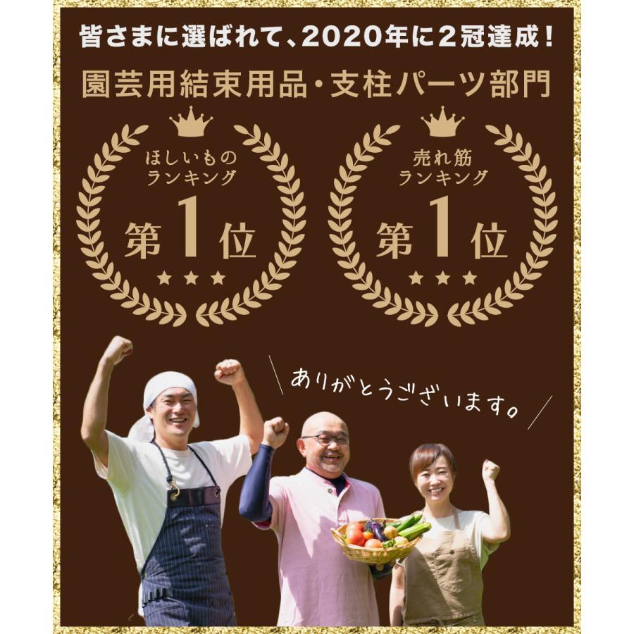 誘引クリップ 結22Φ【 10個入/日本農業新聞掲載/RIRAI 】 園芸クリップ ガーデニング 誘引 結束 日本製 白｜rirai｜07