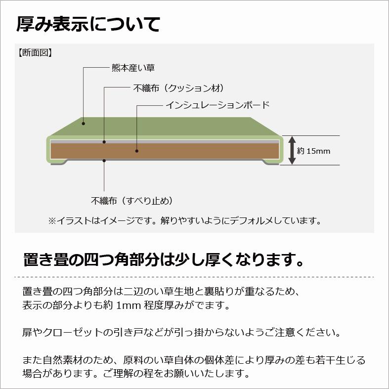 置き畳 ユニット畳 国産 い草 Basic 小町 ナチュラル 12枚セット サイズオーダー対応 1 5cm 琉球畳 縁なし畳 半畳 日本製 Basic12 置き畳rirakusa 通販 Yahoo ショッピング