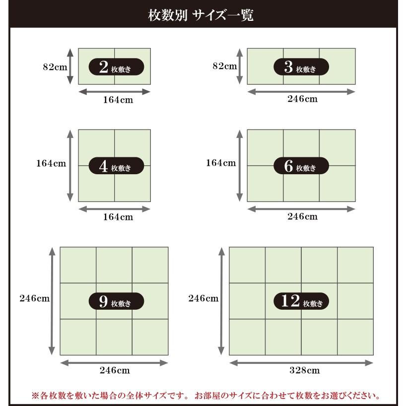 特上 置き畳 ユニット畳 琉球畳 畳 国産 い草 子育て世代 約82×82cm