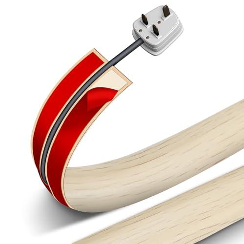 フロアコードカバー ケーブルプロテクター 隠し 配線コード 床用モール ケーブルカバー 収納力良い 延長コードカバー粘着式 防水 PVC 柔らか の商品画像