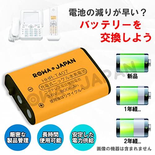 ロワジャパン 増設子機用コードレス子機用電池パック KX-FAN51 互換品|ririnana|04