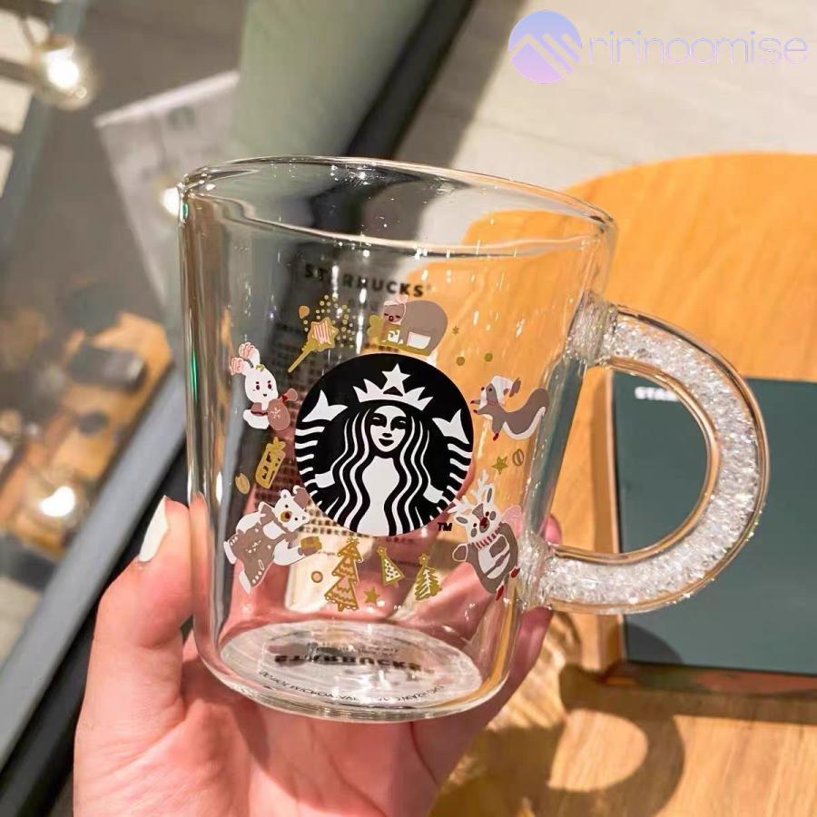 STARBUCKS スターバックス 新品人気 ギフト マグカップ コーヒー グッズ 耐熱グラスマグ ロゴ おすすめ シンプル おしゃれ 透明 父の日 ギフト｜ririnoomise｜10