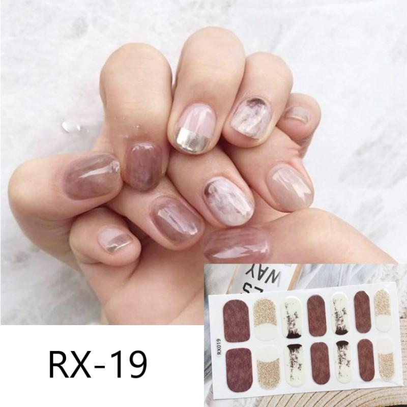 貼るだけ簡単♪ネイルシール　フルネイル　お家でジェルネイル風ネイル　RX |  | 50