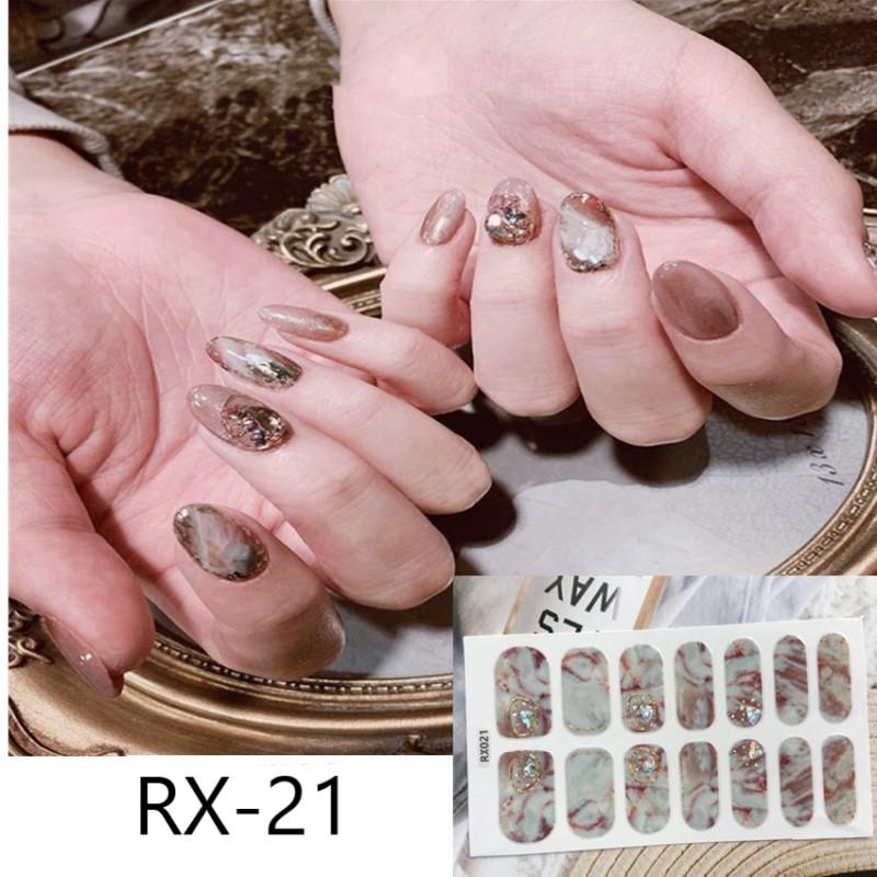 貼るだけ簡単♪ネイルシール　フルネイル　お家でジェルネイル風ネイル　RX |  | 45