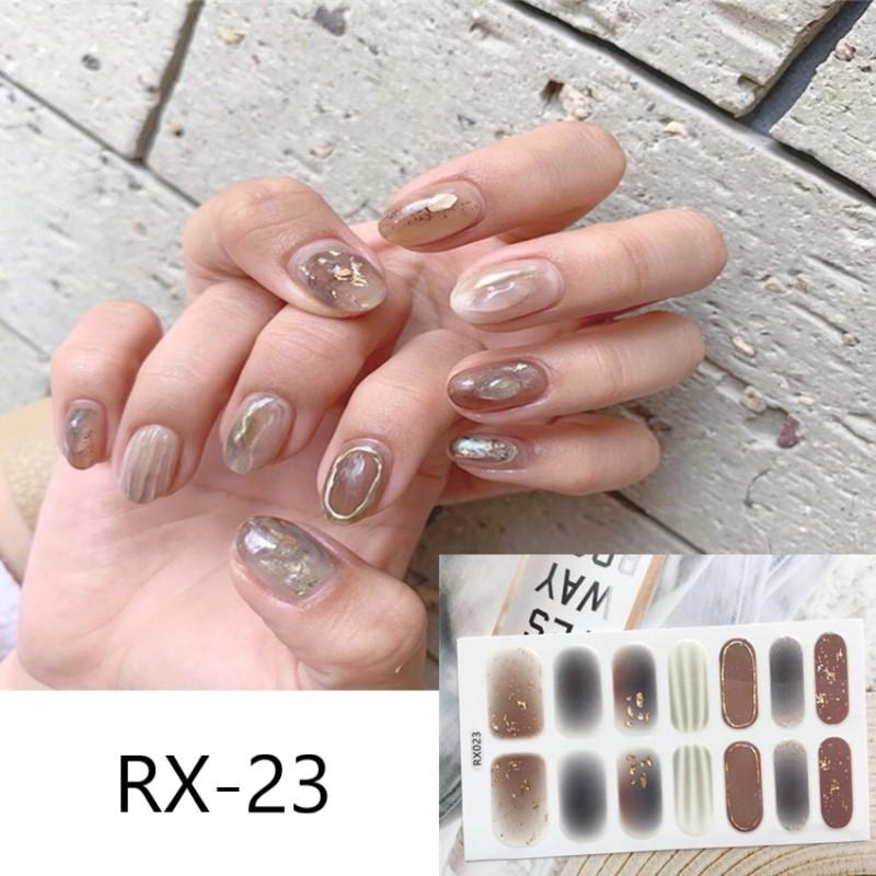 貼るだけ簡単♪ネイルシール　フルネイル　お家でジェルネイル風ネイル　RX |  | 47