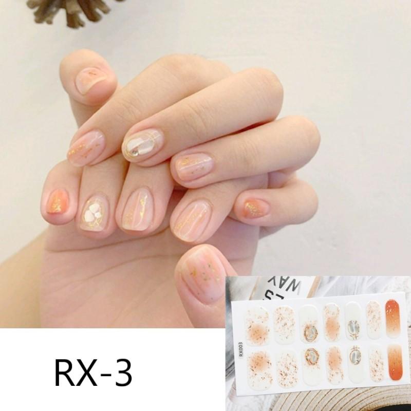 貼るだけ簡単♪ネイルシール　フルネイル　お家でジェルネイル風ネイル　RX |  | 34