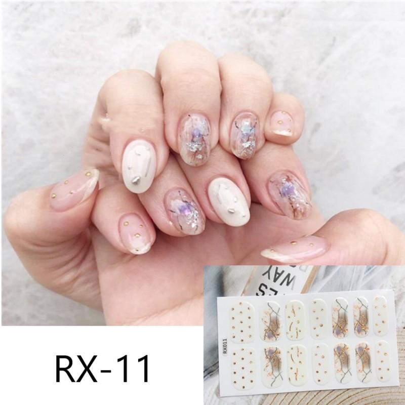 貼るだけ簡単♪ネイルシール　フルネイル　お家でジェルネイル風ネイル　RX |  | 49