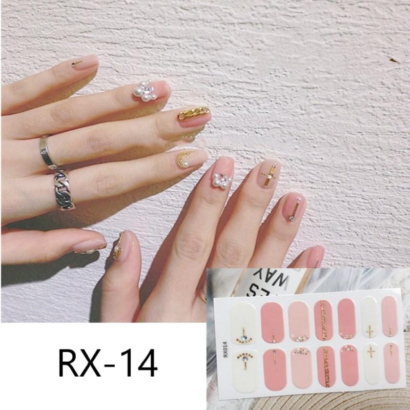 貼るだけ簡単♪ネイルシール　フルネイル　お家でジェルネイル風ネイル　RX |  | 40