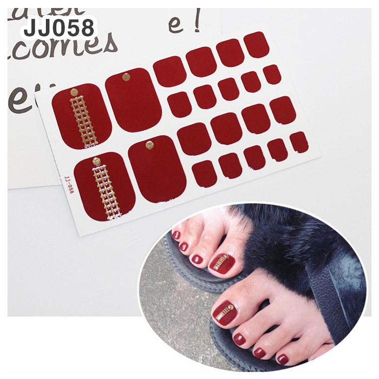 フットネイルシール02 ペディキュアシール ネイルアートシール ネイルアート ラメ 箔 ミラー ３d プチプラ セルフネイル 春 夏 ジェル風 足用 送料無料 Fnail 02 Julius ジュリアス正規販売店 通販 Yahoo ショッピング