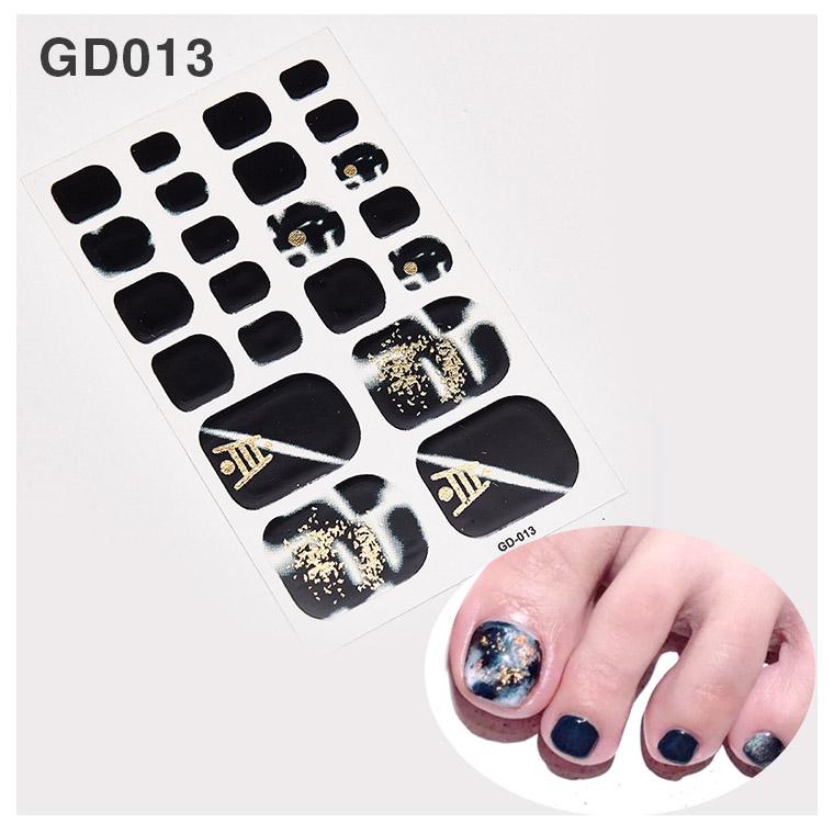 フットネイルシール ペディキュアシール ネイルアートシール ネイルアート ブラック 黒 漆黒 ラメ シェル 箔 ゴールド シルバー 春 夏 ジェル風 足用 送料無料 Fnail 04 Julius ジュリアス正規販売店 通販 Yahoo ショッピング