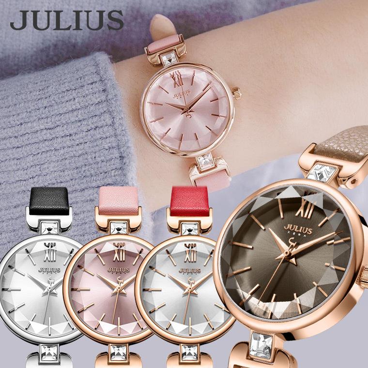 腕時計 レディース 防水 おしゃれ 人気 ファッション カジュアル パープル 革ベルト ブランド 代 30代 40代 50代 Julius プレゼント 母の日 ギフト Ja 1119 Julius ジュリアス正規販売店 通販 Yahoo ショッピング