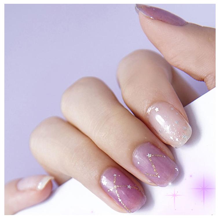 ネイルシール Heyusee N0012マニキュア 貼るだけ 簡単 セルフネイル ネイルステッカー 星 スター ニュアンス ラメ パープル 紫 ピンク ラベンダー 送料無料 Nse01ma0012 Julius ジュリアス正規販売店 通販 Yahoo ショッピング